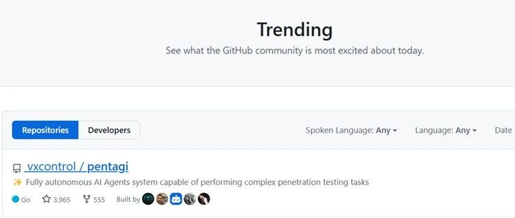 Github每日最佳：AI自动渗透测试，写报告，让小白秒变上帝视角