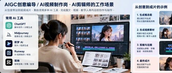 从分镜到成片：AIGC视频岗位要掌握哪些AI技能？