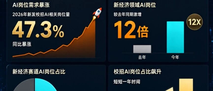 AI会毁掉大学生就业吗？最新招聘数据给出了答案