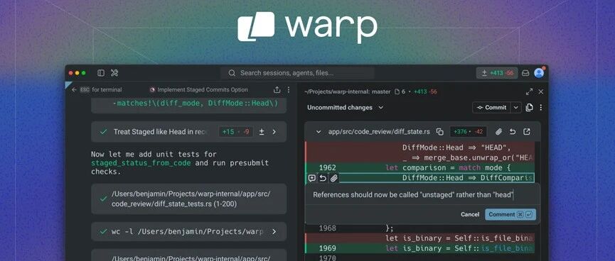 33k Star！Warp刚开源就王炸，100万开发者圆梦，OpenAI是赞助商