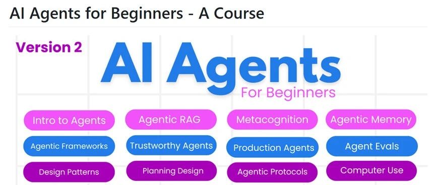 智能体入门必看！微软官方18节免费AI Agent课程